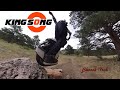 King Song s18 Takes On Extreme Mountain bike Trails!