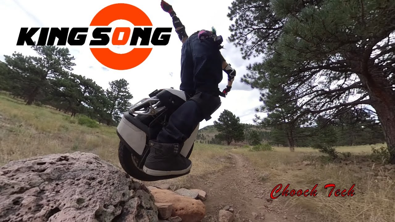 King Song s18 Takes On Extreme Mountain bike Trails! - YouTube