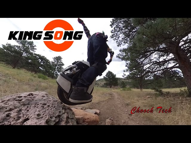 King Song s18 Takes On Extreme Mountain bike Trails! - YouTube