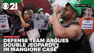 Defense claims Luigi Mangione is facing unlawful double jeopardy