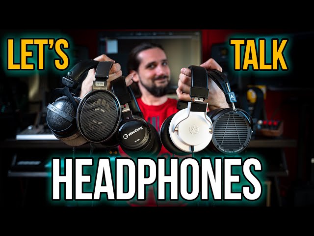 Let's talk HEADPHONES- for mixing, mastering, production - Q&A #headphones class=