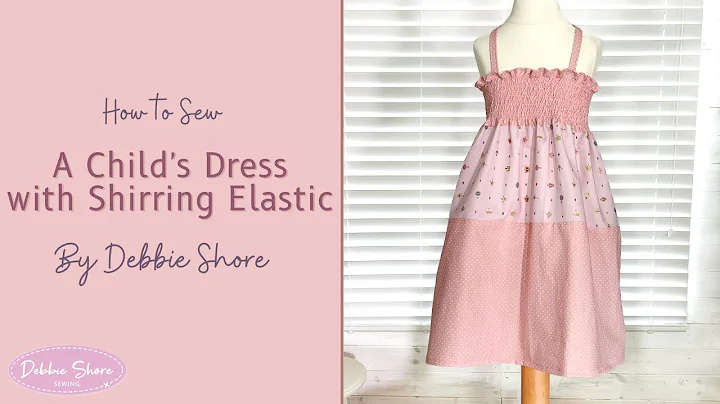 How to Sew a child's dress using shirring elastic
