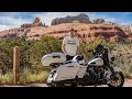 Sedona on a harleydavidson down the hwy 89a