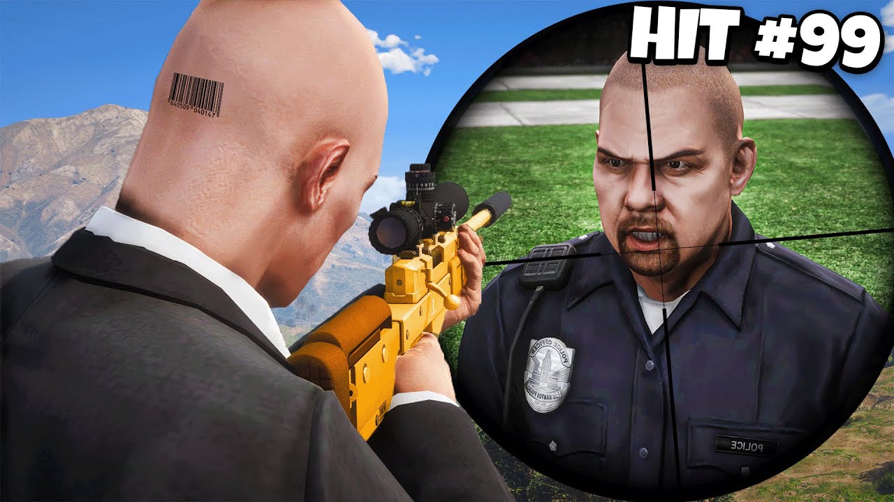 I Attempted 100 HITMAN Jobs in GTA 5 RP..