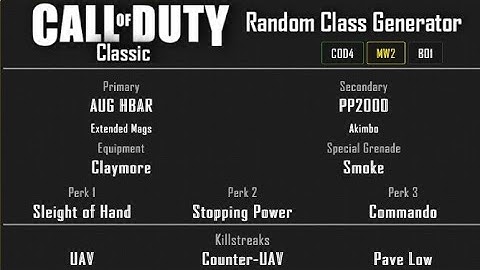 MW2 - Rundown Ground War Domination (30-20) Random Class Generator #50 [2020]