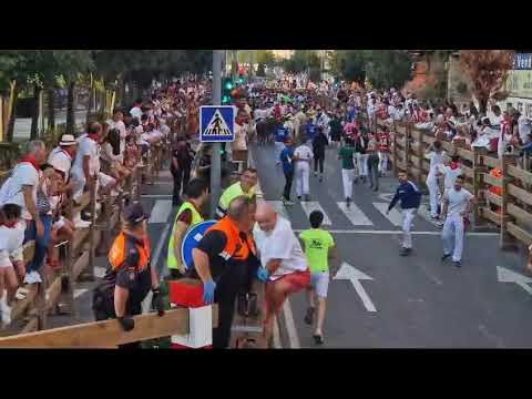 Vídeo: Tercer Encierro Fiestas de Tudela 2024