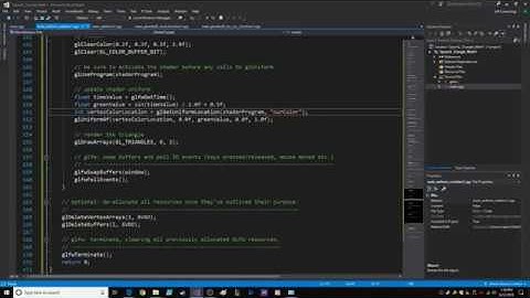 OpenGL   Revisiting Uniforms for Animation in Shaders   Visual Studio 2017