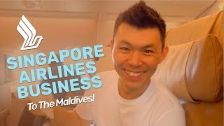 Flying to The Maldives in Singapore Airlines Business Class