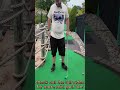 Right into the water - Oops! I didn't think that could happen 🤣 #minigolf #golf #funny
