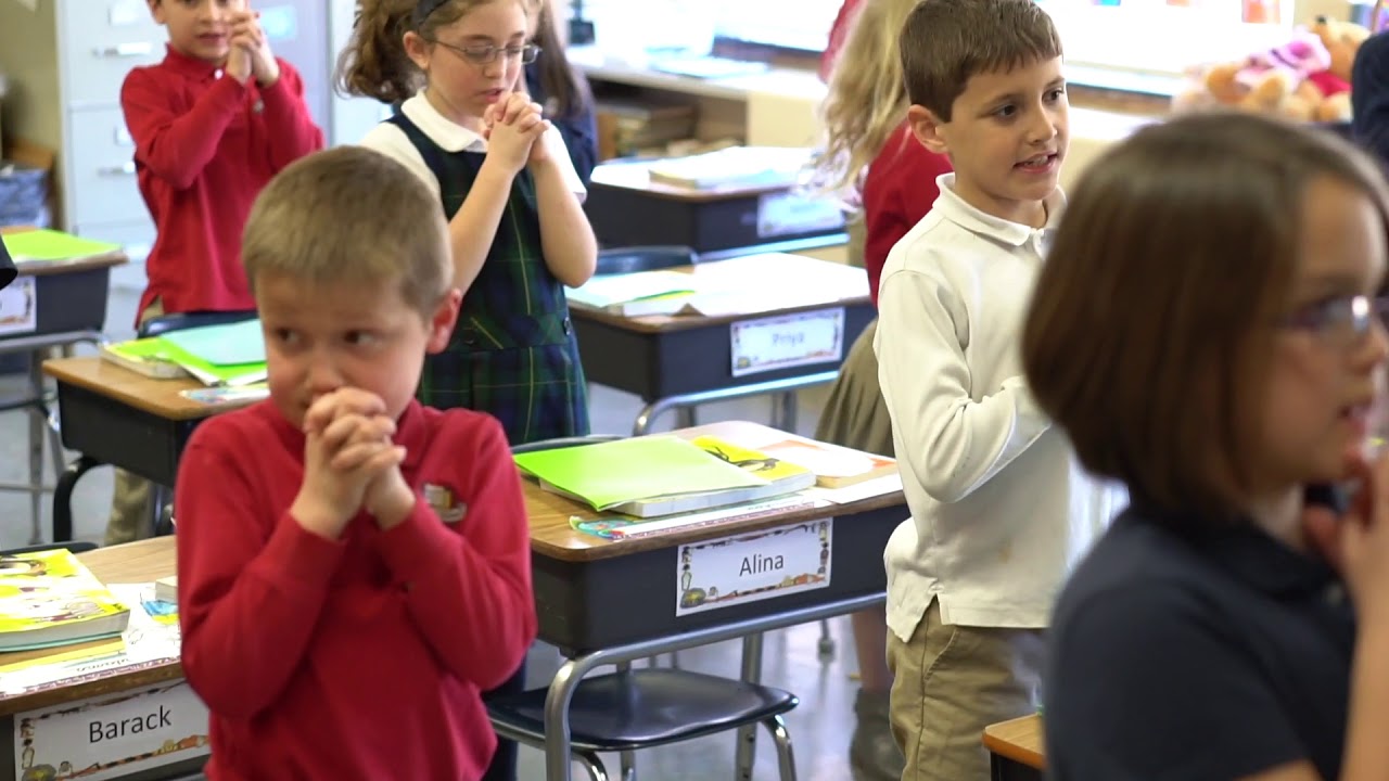 Second Grade: Pater Noster (The Lord's Prayer in Latin)