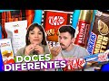 PROVANDO DOCES DOIDÕES! PIPOCA NETFLIX, KITKAT de PIPOCA, MARZIPAN???