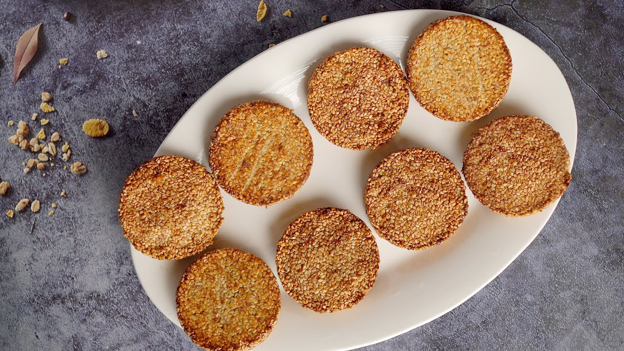 Healthy Banana and Sesame Seed Cakes Grand Recipe YouTube
