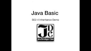 SE2-04 Inheritance Demo