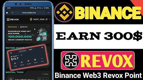 Revox Binance Web3 Wallet Airdrop INSTANT Claim🔥 || Binance Web3 Wallet Revox Point Airdrop #airdrop
