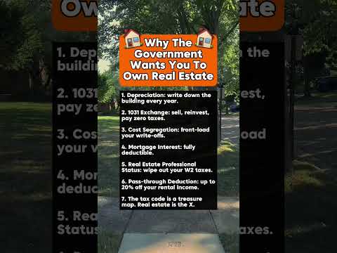 The Government WANTS You Owning Real Estate... 🏠
