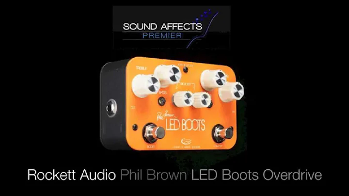 Rockett Audio Phil Brown LED Boots Overdrive Pedal...