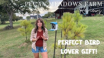 Smart Bird Feeder - Solar Powered with 5 MP Camera and AI Identifier - Great Bird Lovers Gift