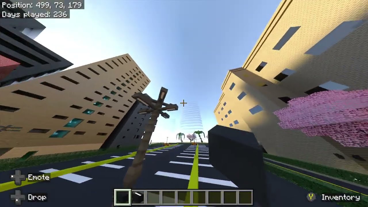 Ep 27  Minecraft city road construction