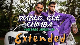 Diablo, Qué Chimba - Maluma, Anuel AA (Extended) Stin Resimi