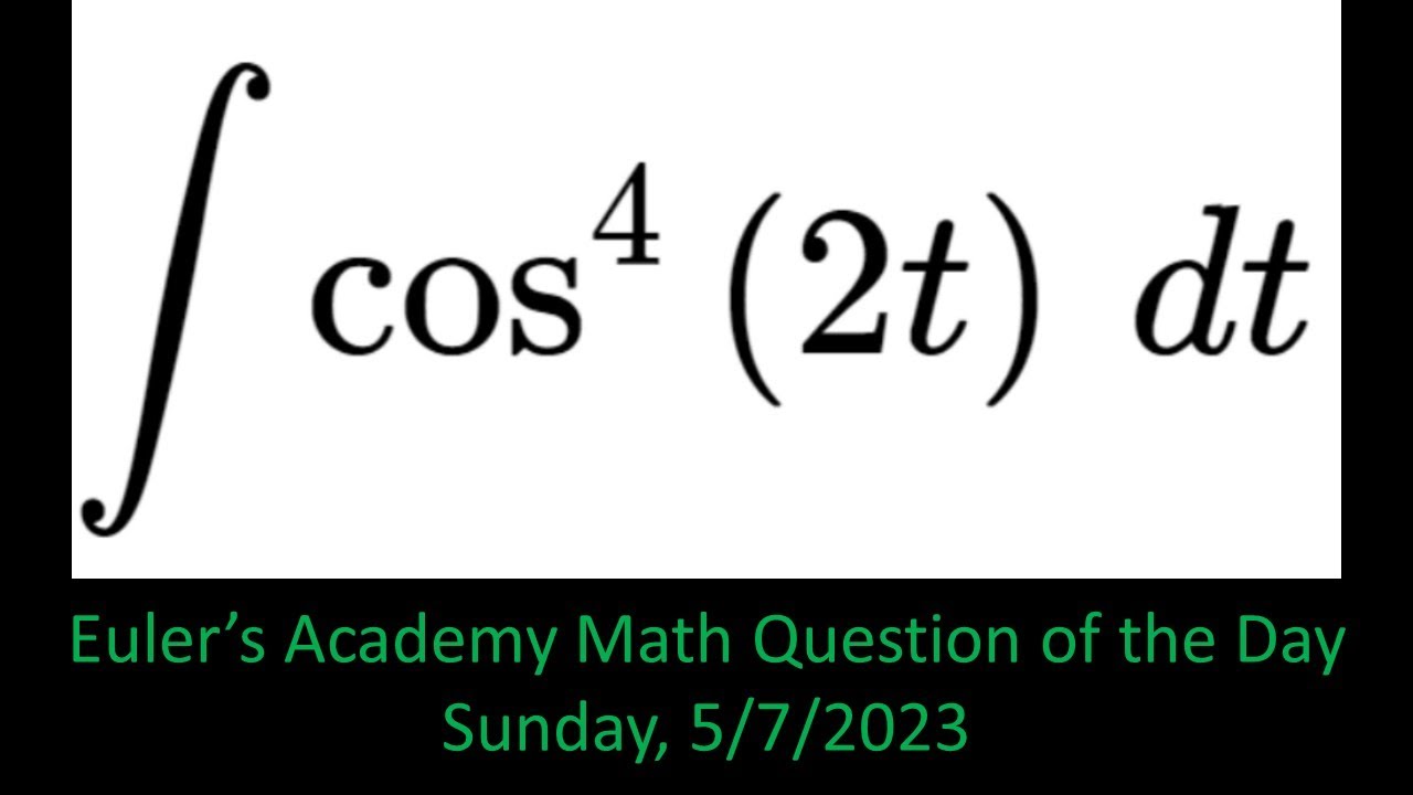 Math Question of the Day: Sunday May 7th, 2023 - YouTube
