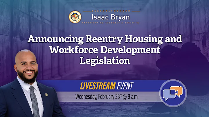 Isaac Bryan Press Conference: Legislation to Prior...