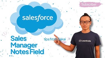 Salesforce Hacks: Sales Manager Notes Field
