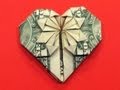 Origami Dollar Heart & Star Tutorial - How to make a Dollar heart with star