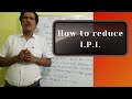 How to reduce ipi