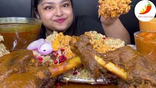 Spicy mutton paya eating challenge. Spicy mutton curry eating challenge.