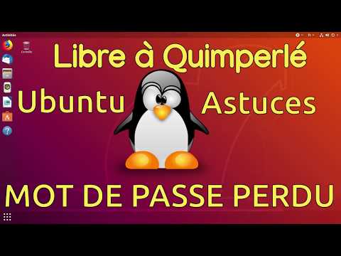 Mot de passe Ubuntu perdu ou oublié