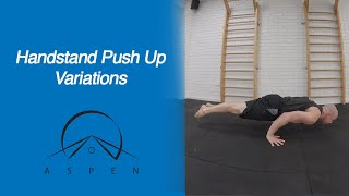 Handstand Push Up Variations