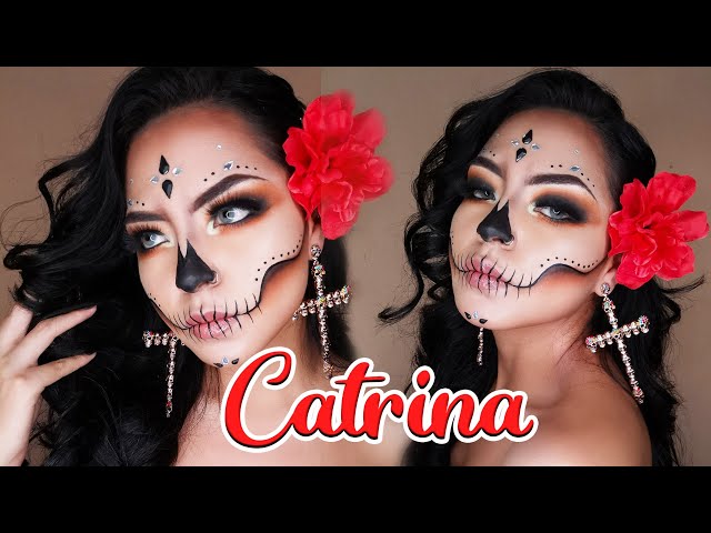 MAQUILLAJE SENCILLO DE CATRINA PARA DÍA DE MUERTOS