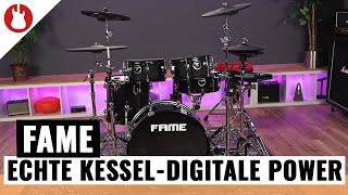 Das E-Drum Set mit echten Kesseln - FAME DD-1000 MS I MUSIC STORE