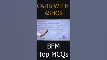 CAIIB June 2025 | BFM Chapter 11 Top MCQs  #bfm #shorts