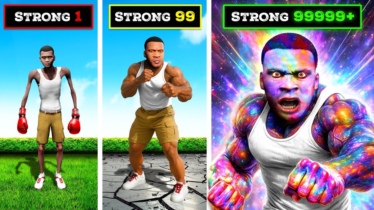 GTA 5 but EVERY PUNCH Makes Me STRONGER! GTA 5 but EVERY PUNCH Makes Me STRONGER!