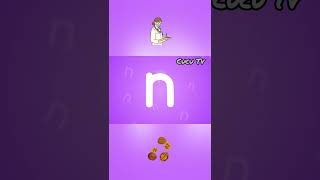 Small Alphabet N Lowercase Letter N N Is For Nose , Nuts And Nurse