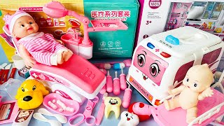 60 Minutes Satisfying with Unboxing Cute Pink Ice Cream , Dentist Toys Kit ASMR | Review Toys