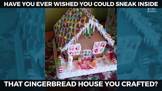 Time Lapse Shows How Life-Size Gingerbread House Is Made