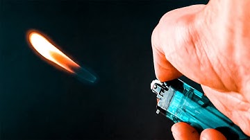 Floating Flame Lighter Magic Trick [ Cool Lighter Modification ]