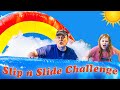 A Slip n Slide Bounce House and Dunk Tank Challenge with TheEngineeringFamily