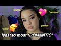 is your ZODIAC SIGN ROMANTIC? | ranking the zodiac signs LEAST TO MOST ROMANTIC