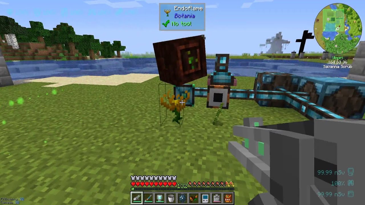 FTB University e10 - Starting Botania and Managing Endoflames with Integrated Dynamics