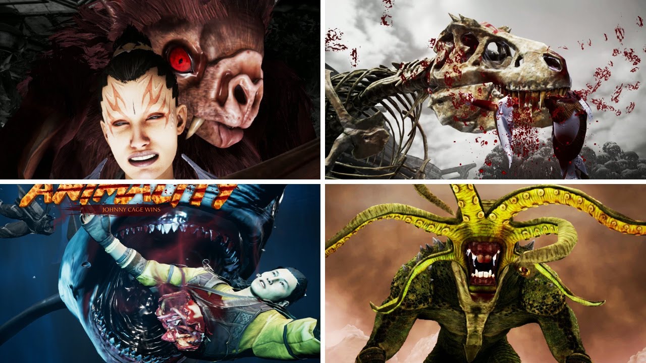 Mortal Kombat 1 Definitive Edition - All Animalities (Nintendo Switch ...