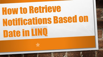 How to Retrieve Notifications Based on Date in LINQ