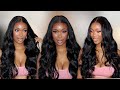 QUICK AND EASY FRONTAL INSTALLATION FOR BEGINNERS | HD LACE + VOLUMINOUS CURLS | Wiggins Hair review