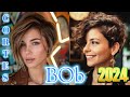 CORTES DE PELO BOb QUE ESTÁN DE MODA 2024: CÓMODOS BONITOS y FÁCILES DE MANTENER💇‍♀️