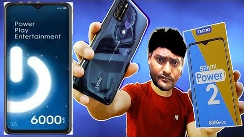 Tecno Spark Power 2 Smartphone with 6000 mAh battery, 7 inch screen new🤳Power 2