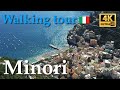 Minori, Italy【Walking Tour】With Captions - 4K