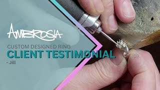 Timelapse of Custom Designing My Diamond Ring
