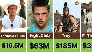Brad Pitt CRAZY Paycheck For Each Movie 🤯